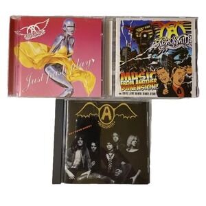 Aerosmith Cd Get Your Wings Just Push Play Music From Another Dimension Lot Of 3